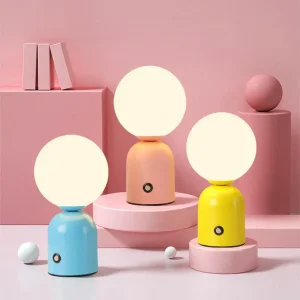 GlowLuxe - Oplaadbare LED Tafellantaarn, Draadloos en Dimbaar